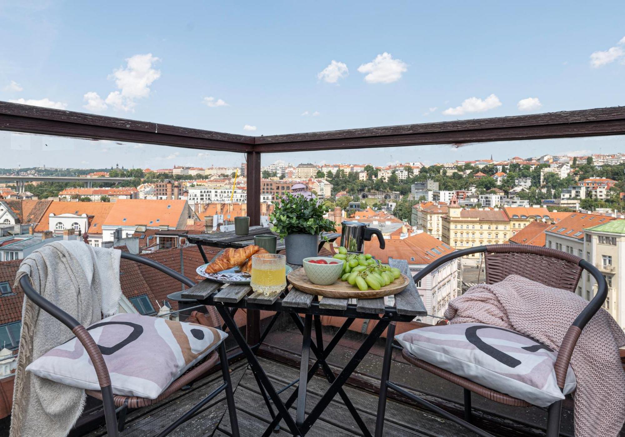 Prague Days - Terrace - Stunning View - Duplex Leilighet Eksteriør bilde